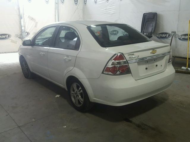 KL1TD5DE1BB243304 - 2011 CHEVROLET AVEO LS WHITE photo 3