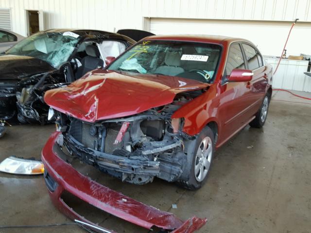 KNAGE228695345853 - 2009 KIA OPTIMA LX BURGUNDY photo 2