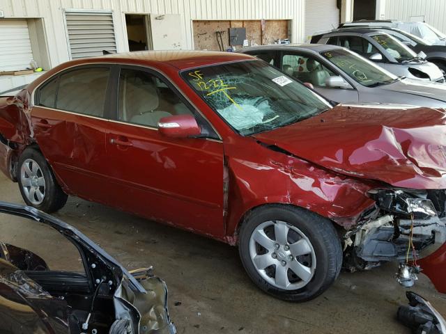 KNAGE228695345853 - 2009 KIA OPTIMA LX BURGUNDY photo 9