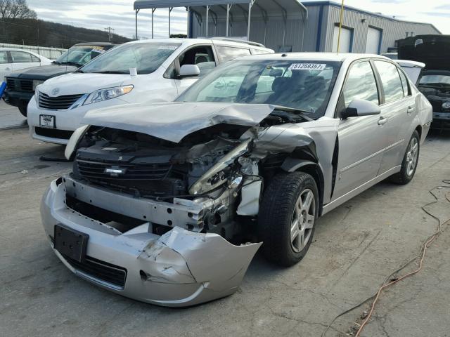 1G1ZT51896F237553 - 2006 CHEVROLET MALIBU LT SILVER photo 2