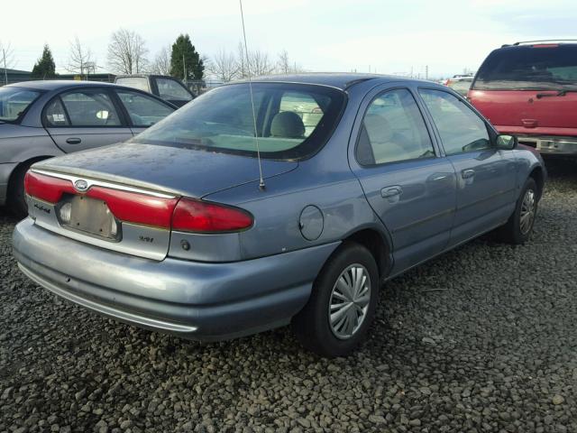 1FAFP66L9YK145120 - 2000 FORD CONTOUR SE BLUE photo 4