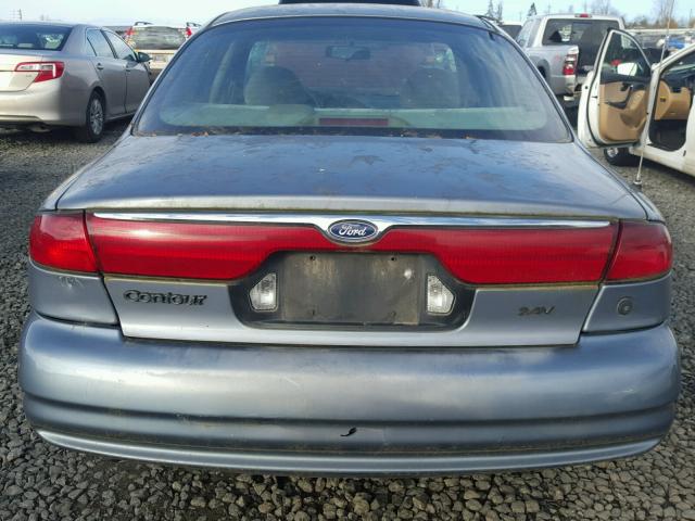 1FAFP66L9YK145120 - 2000 FORD CONTOUR SE BLUE photo 9