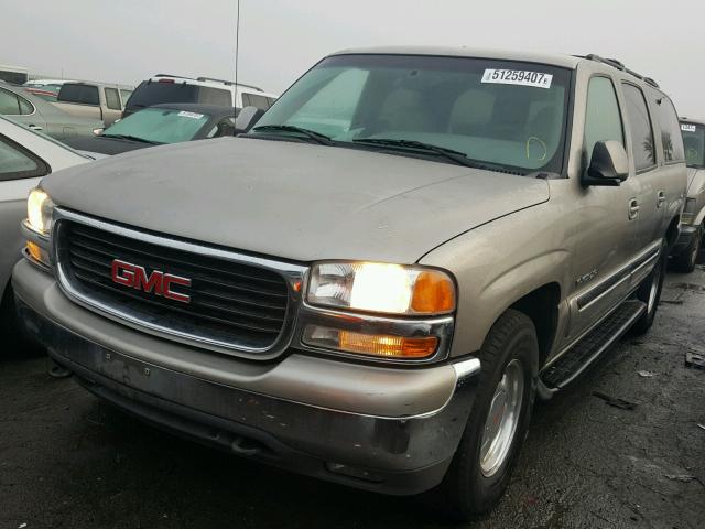 3GKFK16TXYG190817 - 2000 GMC YUKON XL K TAN photo 2