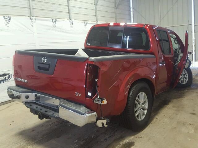 1N6AD0ER0GN799210 - 2016 NISSAN FRONTIER S RED photo 4