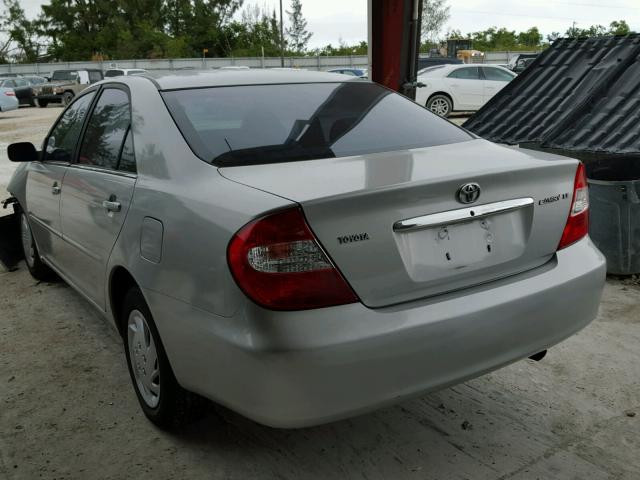 4T1BE32K84U859907 - 2004 TOYOTA CAMRY LE GRAY photo 3