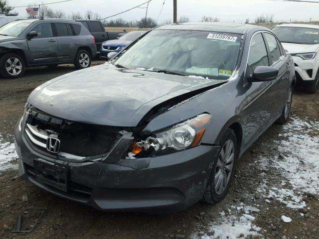 1HGCP2F73BA090395 - 2011 HONDA ACCORD EX GRAY photo 2