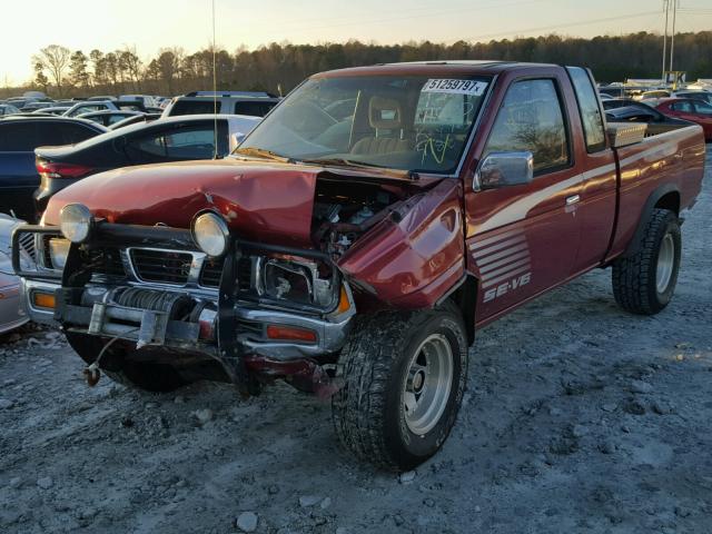 1N6HD16Y1RC394188 - 1994 NISSAN TRUCK KING MAROON photo 9