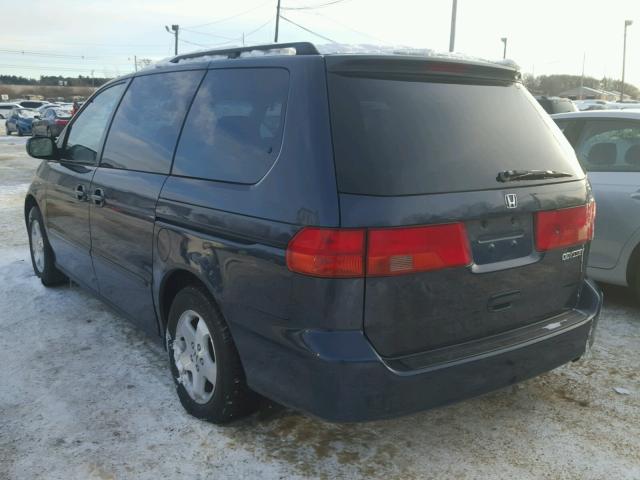 2HKRL1861XH522274 - 1999 HONDA ODYSSEY EX BLUE photo 3