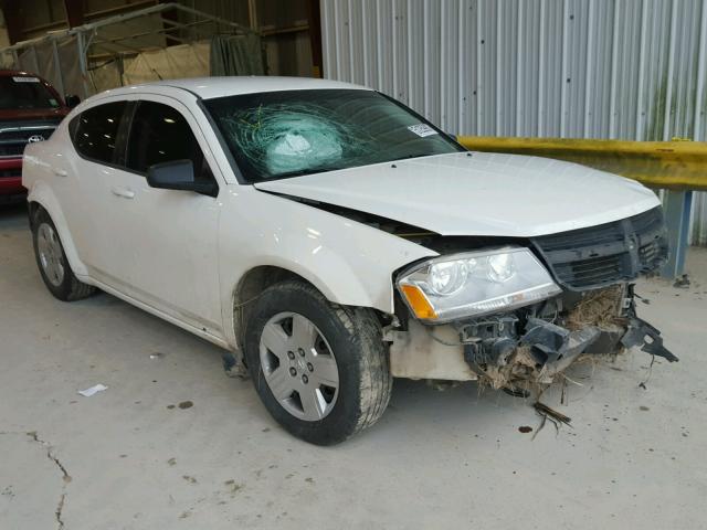 1B3LC46B89N545448 - 2009 DODGE AVENGER SE WHITE photo 1