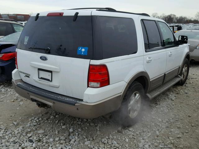 1FMFU17L73LC34381 - 2003 FORD EXPEDITION WHITE photo 4