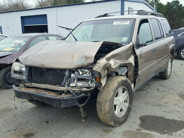 1GNES16S636214658 - 2003 CHEVROLET TRAILBLAZE BROWN photo 2