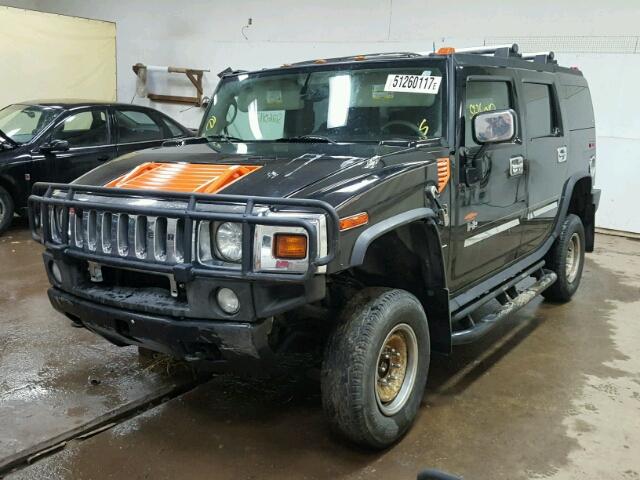 5GRGN23UX3H145500 - 2003 HUMMER H2 BLACK photo 2