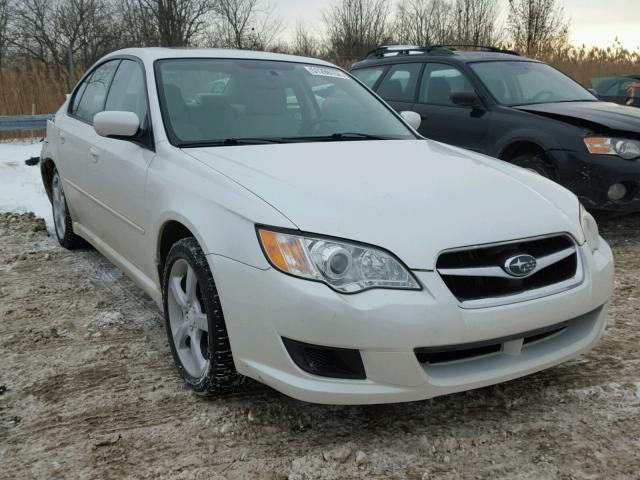 4S3BL616197215767 - 2009 SUBARU LEGACY 2.5 WHITE photo 1