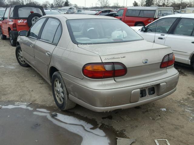 1G1NE52MXX6130176 - 1999 CHEVROLET MALIBU LS BEIGE photo 3