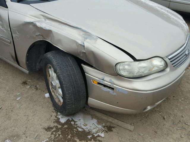 1G1NE52MXX6130176 - 1999 CHEVROLET MALIBU LS 米色 照片 9