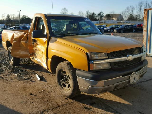 1GCEC14V23E291004 - 2003 CHEVROLET SILVERADO YELLOW photo 1