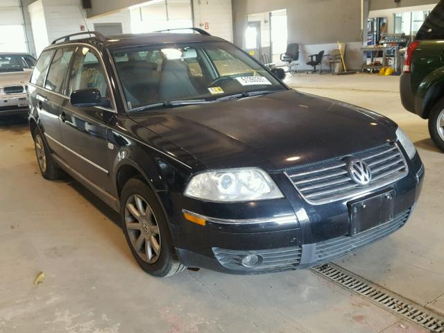 WVWVD63B14E036637 - 2004 VOLKSWAGEN PASSAT GLS BLACK photo 1