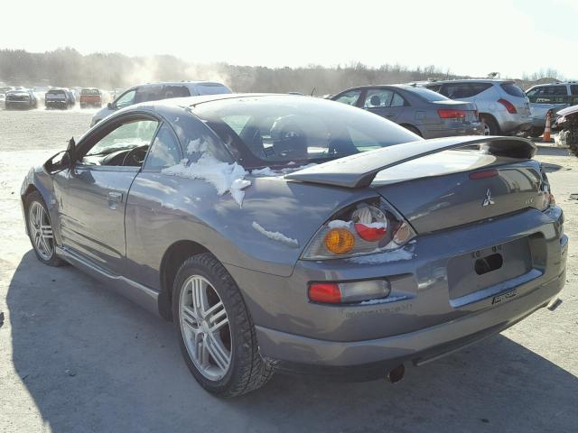 4A3AC84H73E193018 - 2003 MITSUBISHI ECLIPSE GT GRAY photo 3