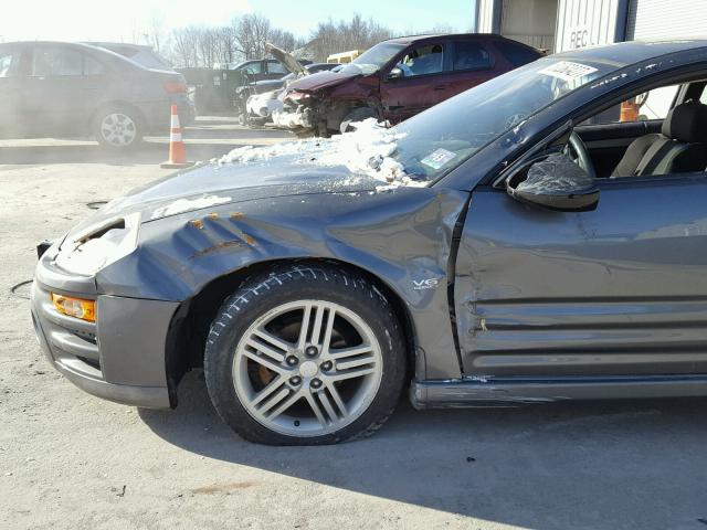 4A3AC84H73E193018 - 2003 MITSUBISHI ECLIPSE GT GRAY photo 9