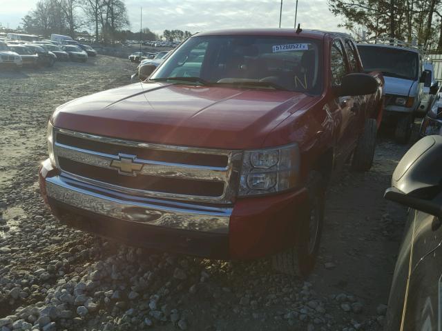 1GCEK19J98Z163481 - 2008 CHEVROLET SILVERADO RED photo 2