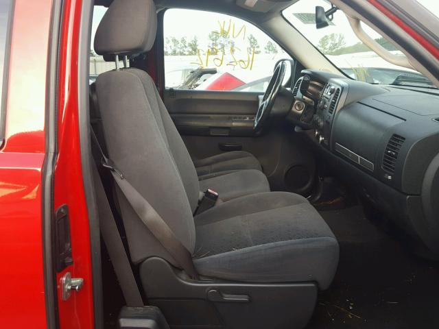 1GCEK19J98Z163481 - 2008 CHEVROLET SILVERADO RED photo 5