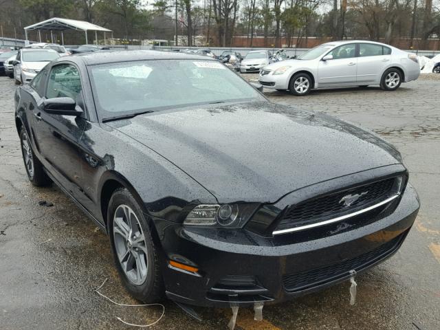 1ZVBP8AM3E5264275 - 2014 FORD MUSTANG BLACK photo 1