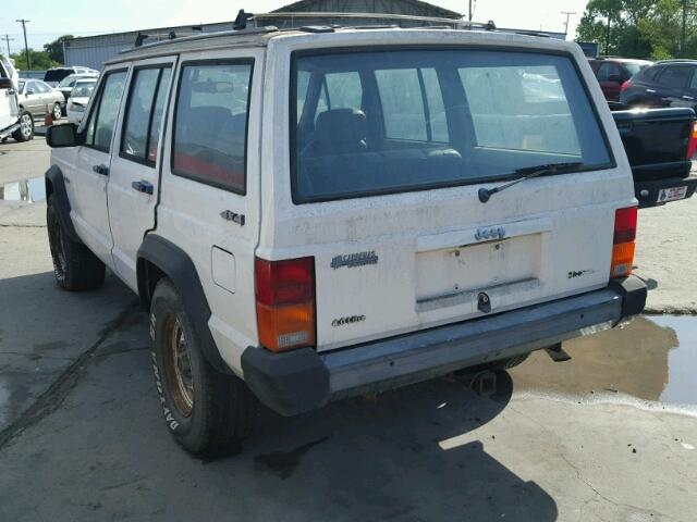 1JCMR7817JT193694 - 1988 JEEP CHEROKEE WHITE photo 3