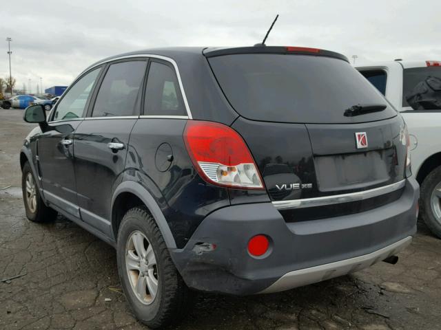 3GSCL33P78S677439 - 2008 SATURN VUE XE BLACK photo 3