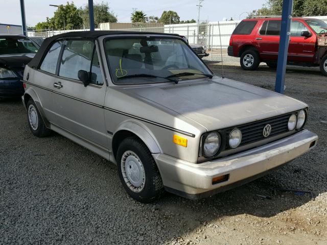 WVWCA0156JK020926 - 1988 VOLKSWAGEN CABRIOLET BROWN photo 1