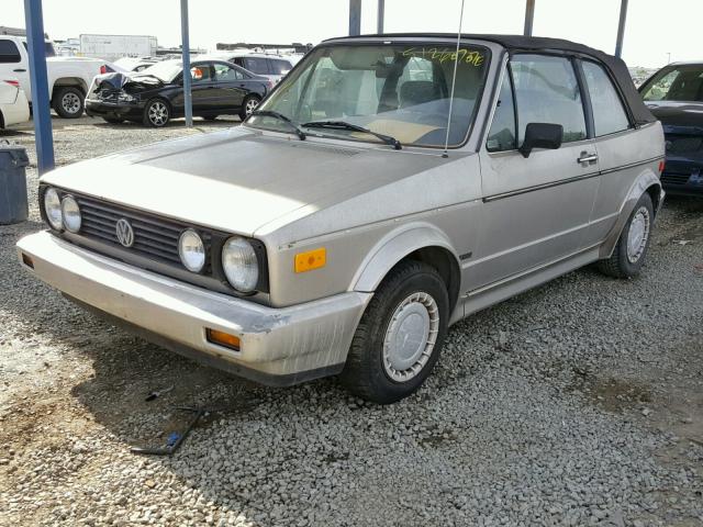 WVWCA0156JK020926 - 1988 VOLKSWAGEN CABRIOLET BROWN photo 2