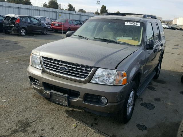 1FMZU73E45ZA47123 - 2005 FORD EXPLORER X BROWN photo 2