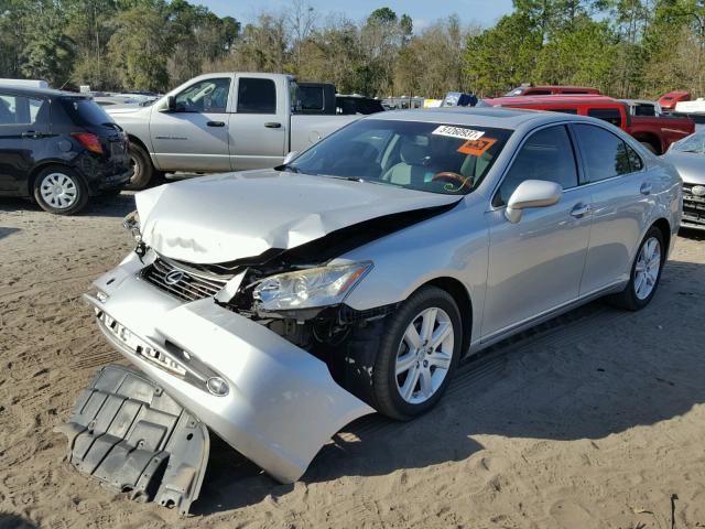 JTHBJ46G782213270 - 2008 LEXUS ES 350 SILVER photo 2