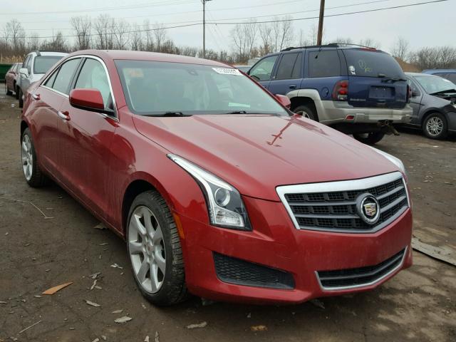 1G6AG5RX4D0128943 - 2013 CADILLAC ATS RED photo 1