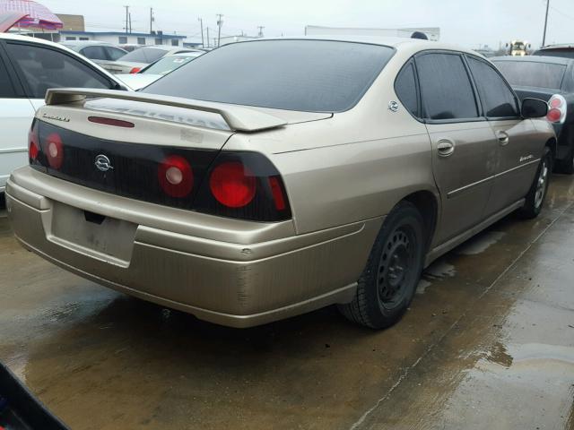 2G1WH52K649223193 - 2004 CHEVROLET IMPALA LS GOLD photo 4