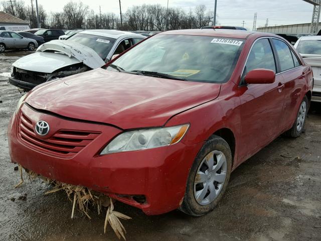 4T1BE46K09U310547 - 2009 TOYOTA CAMRY BASE RED photo 2