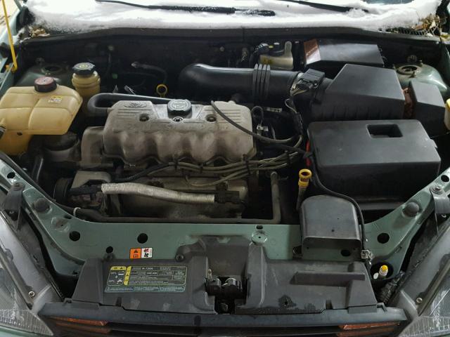 1FAFP34P83W124278 - 2003 FORD FOCUS SE GREEN photo 7