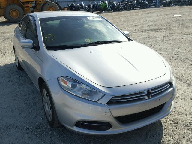 1C3CDFAH7DD296467 - 2013 DODGE DART SE SILVER photo 1