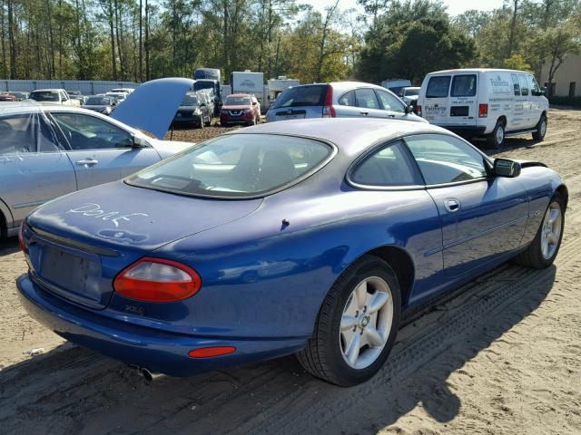 SAJGX5744VC005659 - 1997 JAGUAR XK8 BLUE photo 4