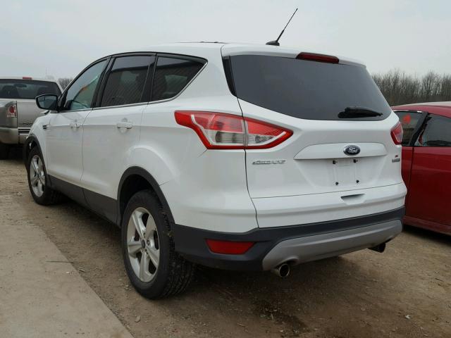 1FMCU0GX3DUC63131 - 2013 FORD ESCAPE SE WHITE photo 3