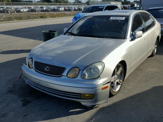 JT8BD69S420154703 - 2002 LEXUS GS 300 SILVER photo 2