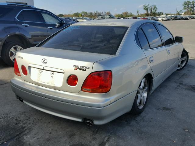 JT8BD69S420154703 - 2002 LEXUS GS 300 SILVER photo 4