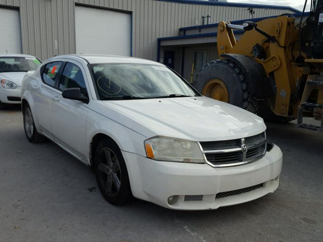 1B3LC56R08N625439 - 2008 DODGE AVENGER SX WHITE photo 1