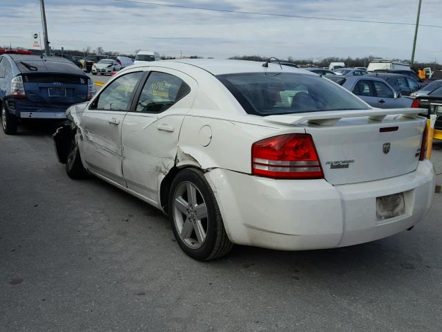 1B3LC56R08N625439 - 2008 DODGE AVENGER SX WHITE photo 3