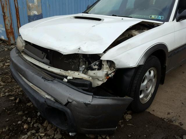 4S3BG6858V7648711 - 1997 SUBARU LEGACY OUT WHITE photo 9