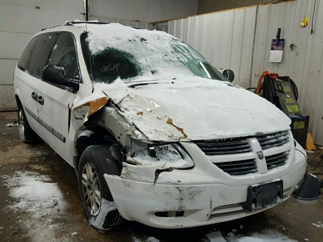 1D4GP24R96B586857 - 2006 DODGE GRAND CARA WHITE photo 1