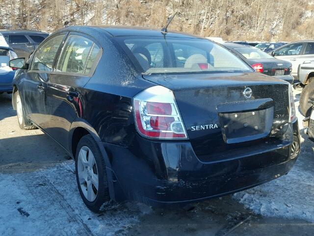 3N1AB61E88L744958 - 2008 NISSAN SENTRA 2.0 BLACK photo 3