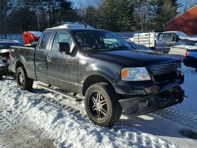 1FTRX14W16FA29035 - 2006 FORD F150 BLACK photo 1