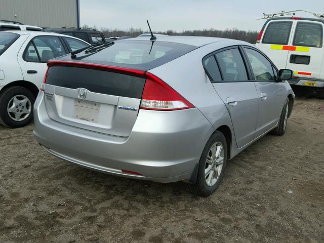 JHMZE2H77AS000491 - 2010 HONDA INSIGHT EX SILVER photo 4