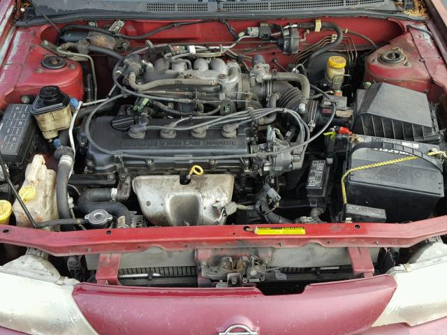 1N4AB41DXXC709606 - 1999 NISSAN SENTRA BAS MAROON photo 7