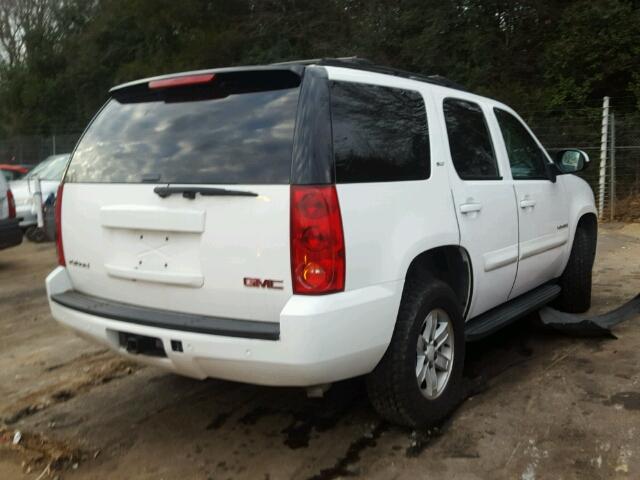 1GKFK13067R188166 - 2007 GMC YUKON WHITE photo 4